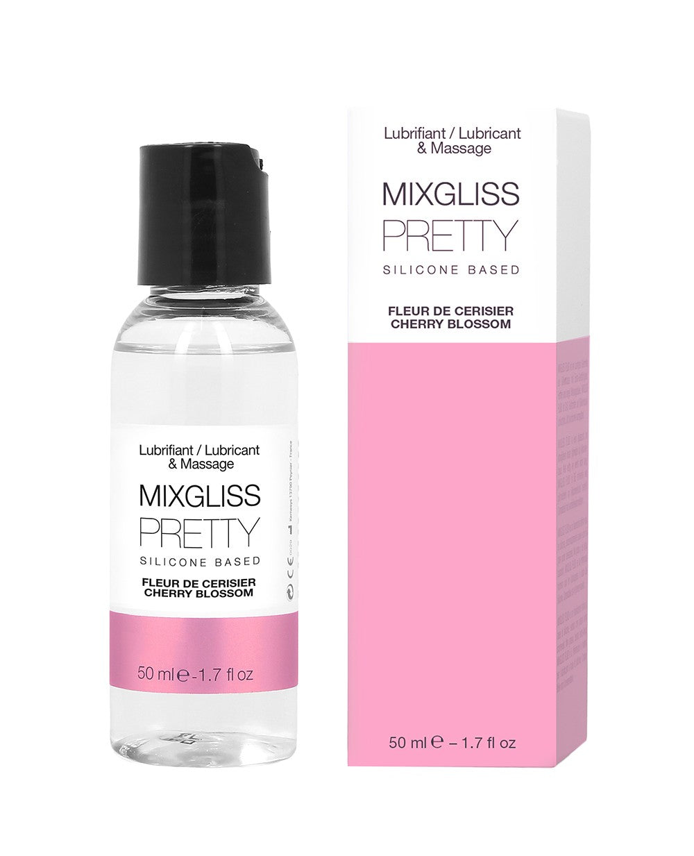 Lubrifiant silicone, gel de massage cerise compatible préservatifs