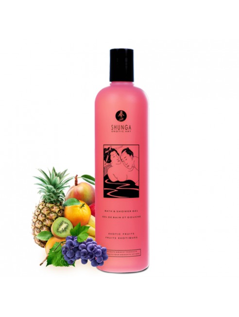 duo gel douche comestible cerise