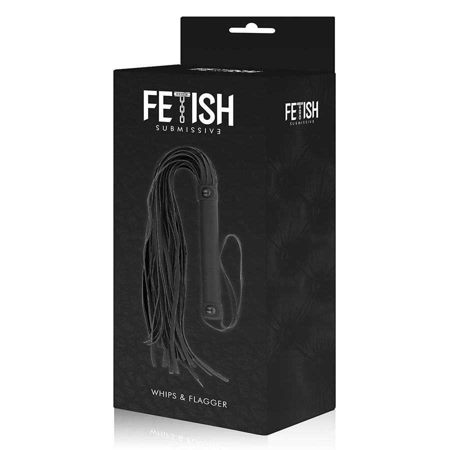 Fouet en cuir vegan