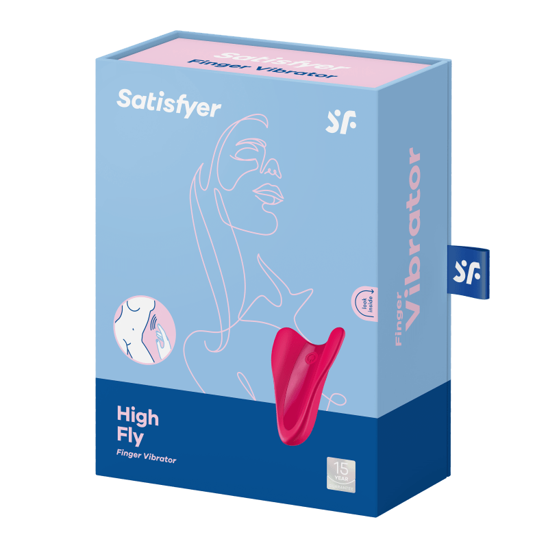 High fly - Finger vibrator - Rouge - Jouet couple -