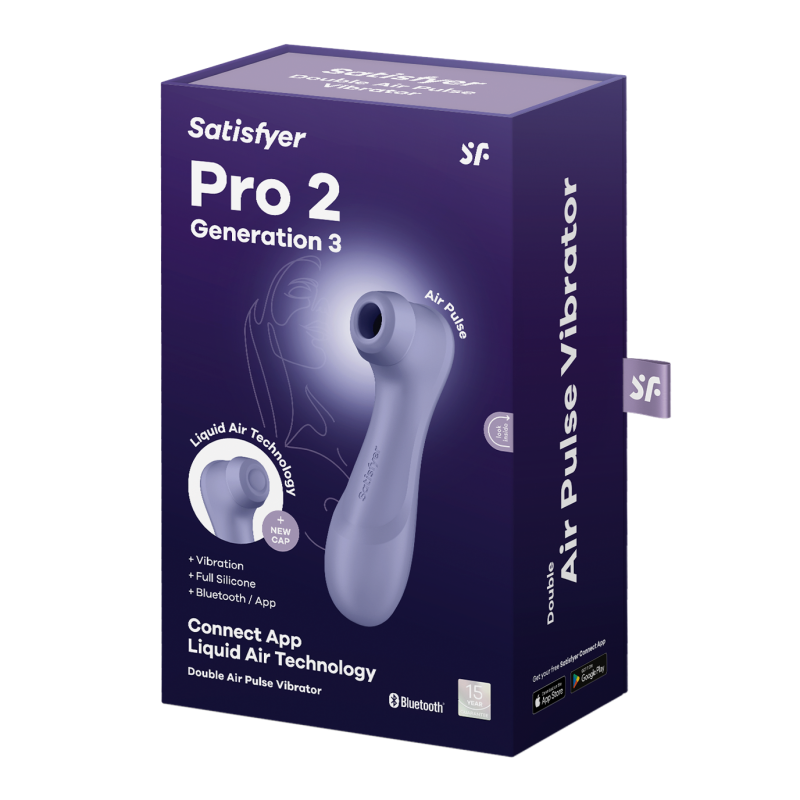 Pro 2 Génération 3 - Connect App et vibration - Lila - Jolie Lune