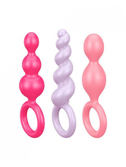 coffret 3 plugs anal boules