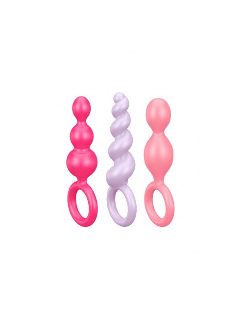 coffret 3 plugs anal silicone