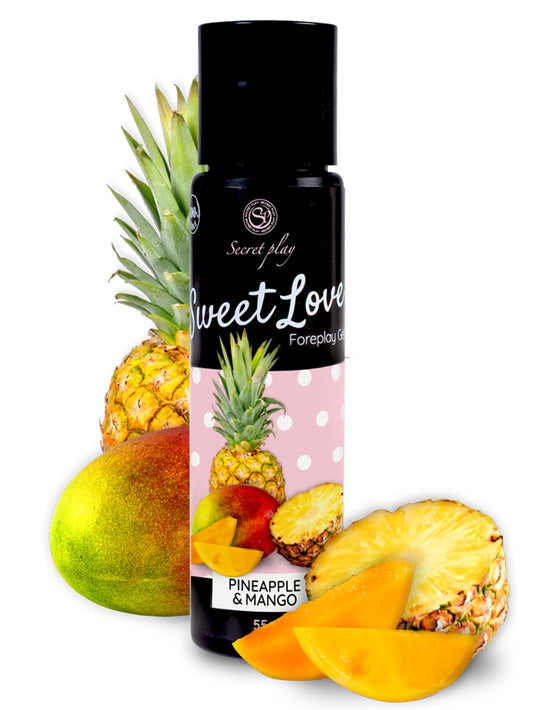 gel massage lubrifiant comestible ananas mangue