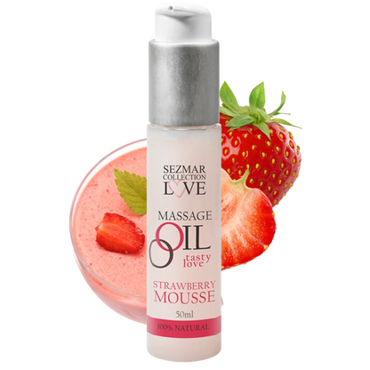 huile de massage comestible pas cher fraise