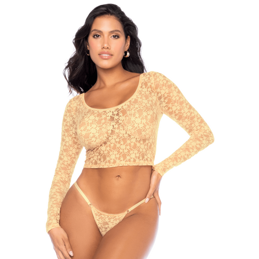 Ensemble lingerie sexy, peut être porté comme top tendance