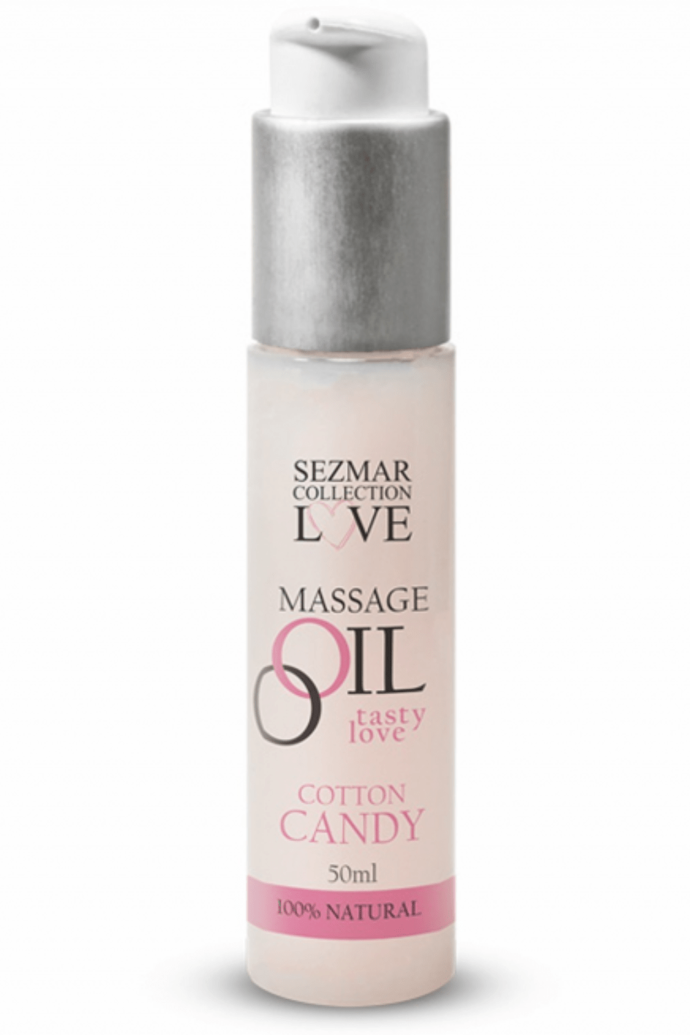 Huile de massage comestible naturelle 50ml - Barbe à papa - Massage - 