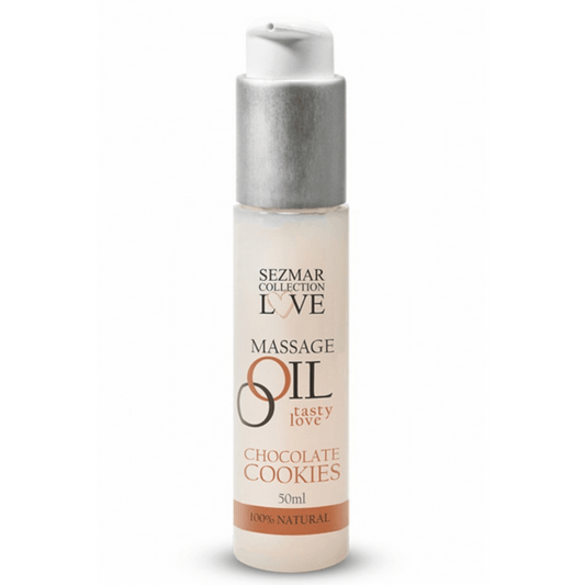 Huile de massage comestible naturelle 50ml - Chocolat Cookie - Massage - 