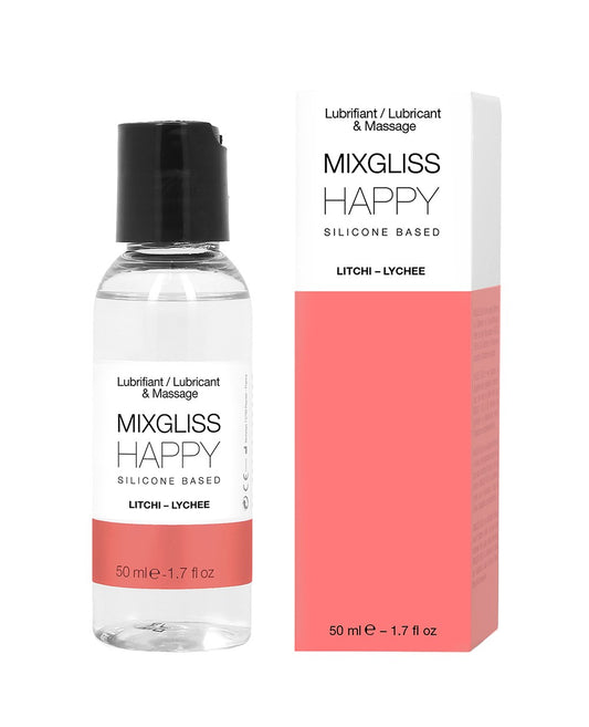 Lubrifiant en silicone, gel de massage litchi compatible préservatifs