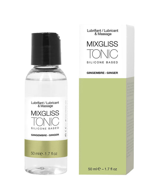 Lubrifiant silicone, gel de massage gingembre, compatible préservatifs