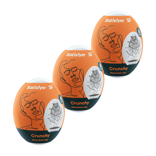 Coffret 3 oeufs masturbateur CRUNCHY - Jolie Lune
