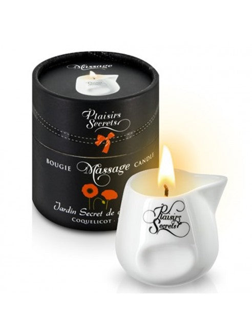 Bougie de massage Coquelicot - 80 ml - Jolie Lune