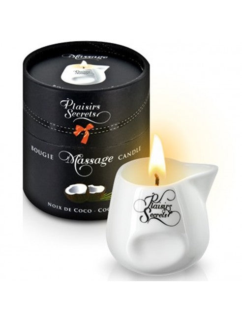 Bougie de massage Noix de coco - 80 ml - Jolie Lune
