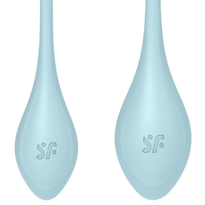 Boules de Geisha Satisfyer Yoni Power 2 - Set de 3 - Bleu - Jouet femme - 