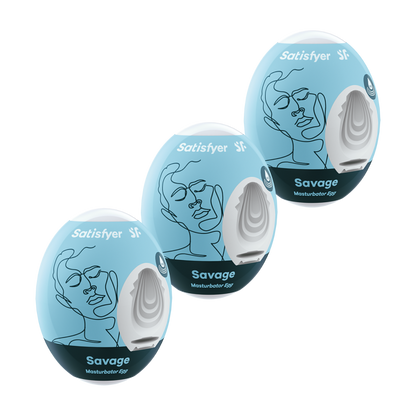 Coffret 3 oeufs masturbateur SAVAGE