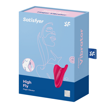 High fly - Finger vibrator - Rouge - Jouet couple - 