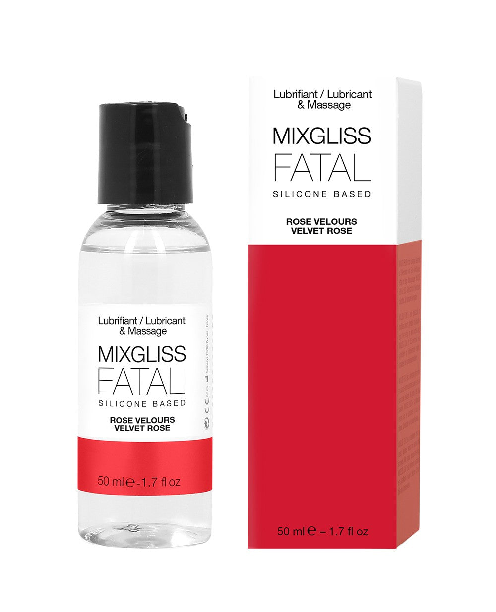 Lubrifiant en silicone, gel de massage rose, compatible préservatifs