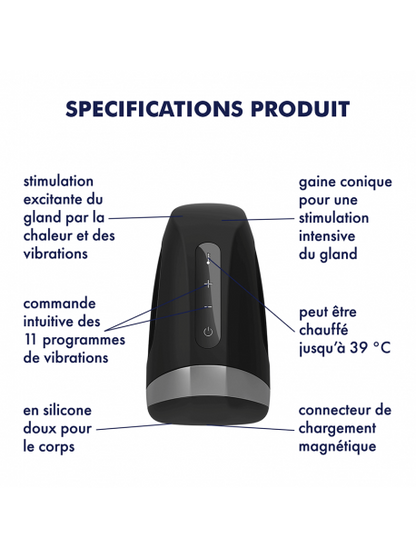 Masturbateur Men Heat Vibration - Jolie Lune