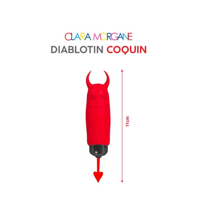 Mini vibromasseur Diablotin Coquin - Rouge - Jouet femme - 