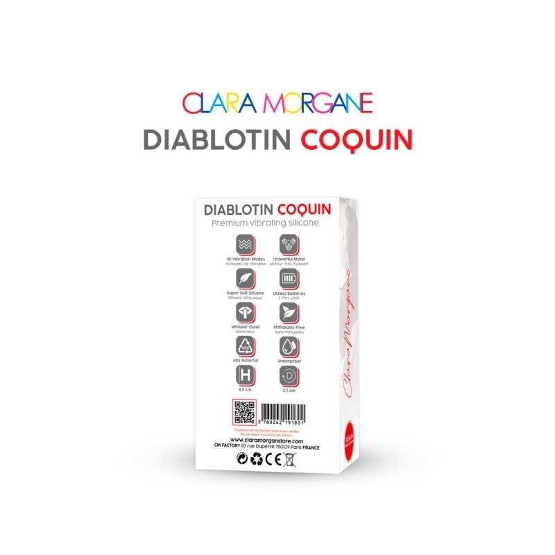 Mini vibromasseur Diablotin Coquin - Rouge - Jouet femme - 