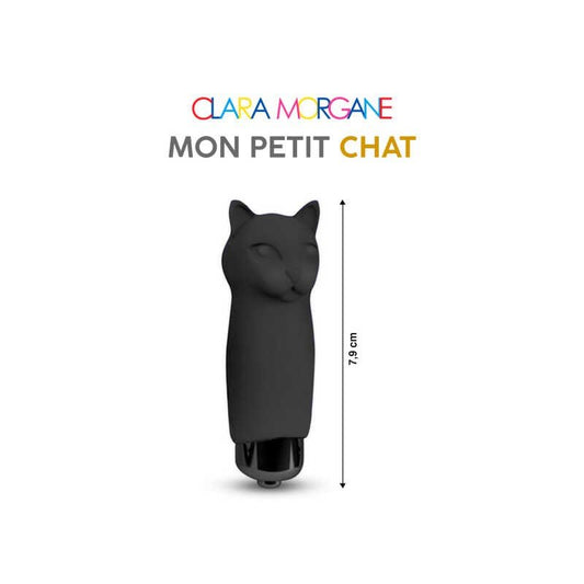 Mini vibromasseur Mon petit chat - Noir - Jouet femme - 