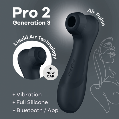 Pro 2 Génération 3 - Connect App et vibration - Noir - Jolie Lune