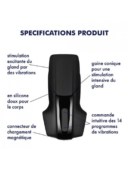 Simulateur de fellation Men Vibration - Jolie Lune