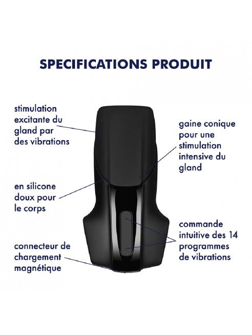 Simulateur de fellation Men Vibration - Jolie Lune