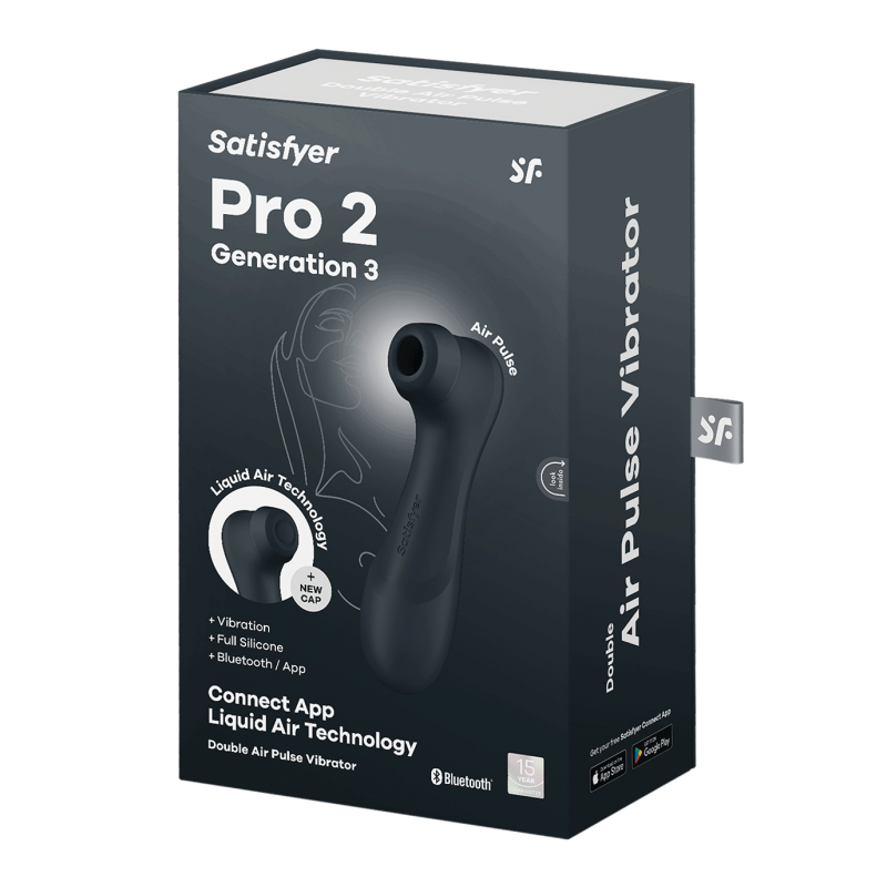 Pro 2 Génération 3 - Connect App et vibration - Noir - Jolie Lune