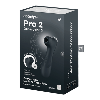 Pro 2 Génération 3 - Connect App et vibration - Noir - Jolie Lune