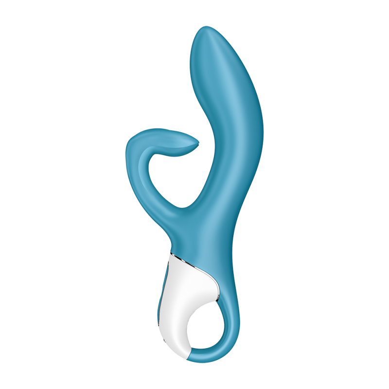 Vibromasseur Rabbit Bleu Embrace Me - Jolie Lune