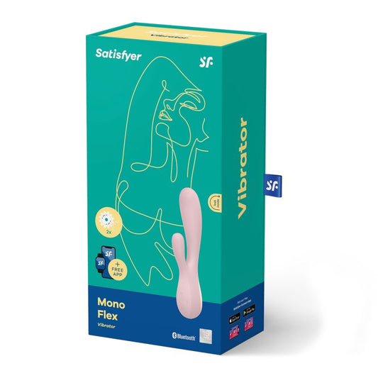 Vibromasseur connecté Mono Flex Rose - Jolie Lune
