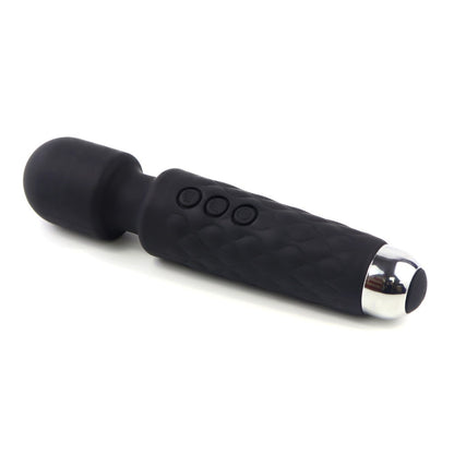vibromasseur petit wand noir 20 vitesses-jolielunesextoy