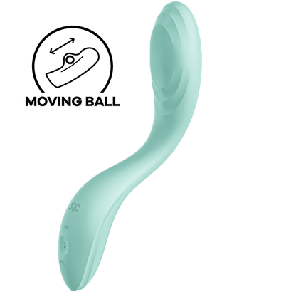 Vibromasseur Point G RRROLLING Pleasure Vert - Jolie Lune