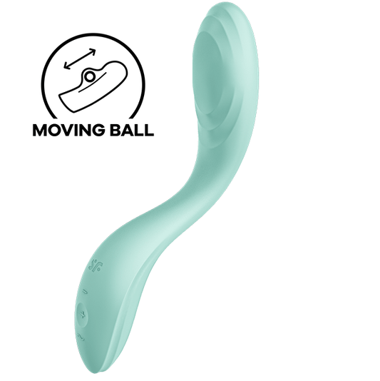 Vibromasseur Point G RRROLLING Pleasure Vert - Jolie Lune