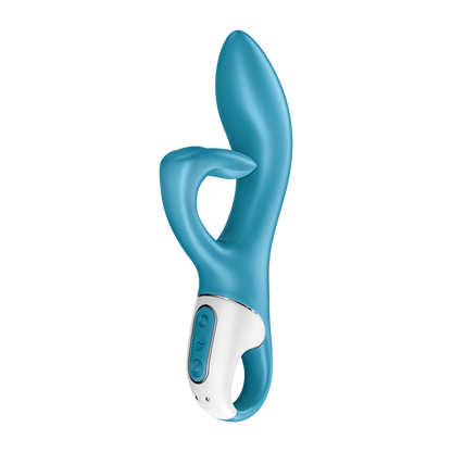 Vibromasseur Rabbit Bleu Embrace Me - Jolie Lune